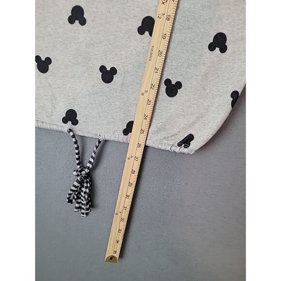 Disney Women’s Mickey Mouse Sleepwear Top Gray Tie Waist M - Picture 5 of 7